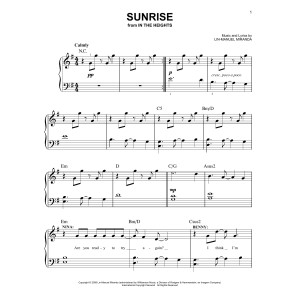 Sunrise (from In The Heights: The Musical)