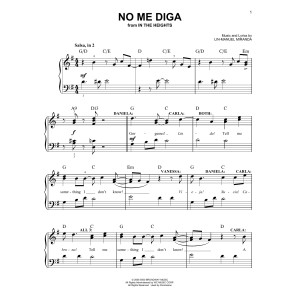 No Me Diga (from In The Heights: The Musical)