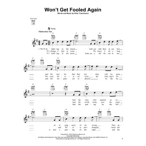 Won't Get Fooled Again
