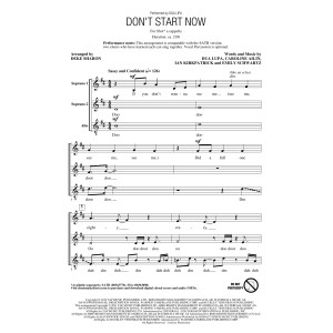 Don't Start Now (arr. Deke Sharon)
