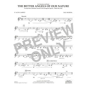 The Better Angels of Our Nature - Eb Alto Clarinet