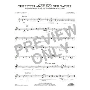 The Better Angels of Our Nature - Eb Alto Saxophone 1