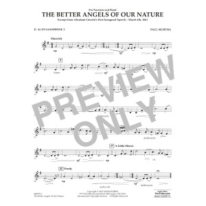 The Better Angels of Our Nature - Eb Alto Saxophone 2
