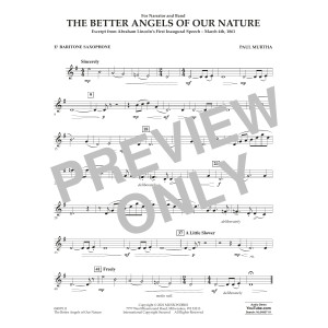 The Better Angels of Our Nature - Eb Baritone Saxophone