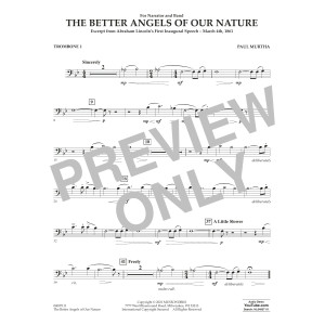 The Better Angels of Our Nature - Trombone 1