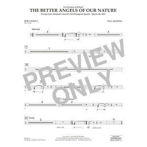The Better Angels of Our Nature - Percussion 2