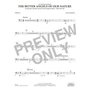 The Better Angels of Our Nature - Timpani