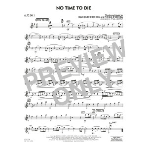 No Time to Die (from No Time To Die) (arr. Paul Murtha) - Alto Sax 1