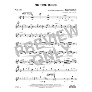 No Time to Die (from No Time To Die) (arr. Paul Murtha) - Alto Sax 2
