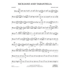 Siciliano and Tarantella - Bassoon
