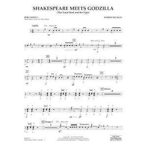 Shakespeare Meets Godzilla (The Good Bard and the Ugly) - Percussion 1