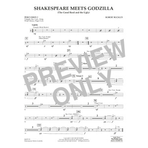 Shakespeare Meets Godzilla (The Good Bard and the Ugly) - Percussion 2