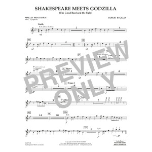 Shakespeare Meets Godzilla (The Good Bard and the Ugly) - Mallet Percussion