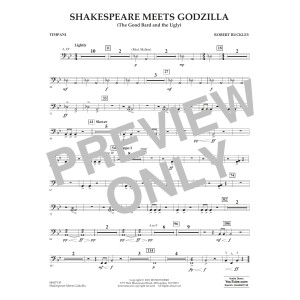 Shakespeare Meets Godzilla (The Good Bard and the Ugly) - Timpani