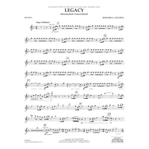 Legacy (Intermediate Version) - Flute 1