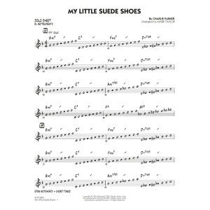 My Little Suede Shoes (arr. Mark Taylor) - Bb Solo Sheet