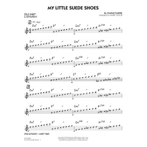 My Little Suede Shoes (arr. Mark Taylor) - Eb Solo Sheet