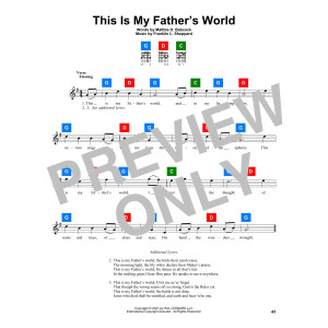 This Is My Father's World