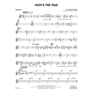 Now's the Time (arr. Mark Taylor) - Trumpet 3