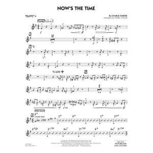 Now's the Time (arr. Mark Taylor) - Trumpet 4