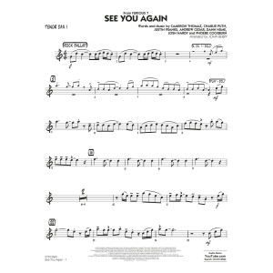 See You Again (from Furious 7) (arr. John Berry) - Tenor Sax 1