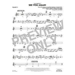 See You Again (from Furious 7) (arr. John Berry) - Trumpet 3