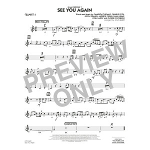 See You Again (from Furious 7) (arr. John Berry) - Trumpet 4