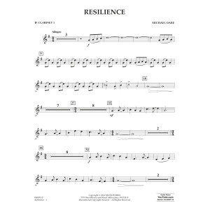 Resilience - Bb Clarinet 1