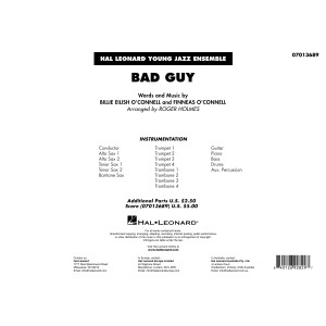 Bad Guy (arr. Roger Holmes) - Conductor Score (Full Score)