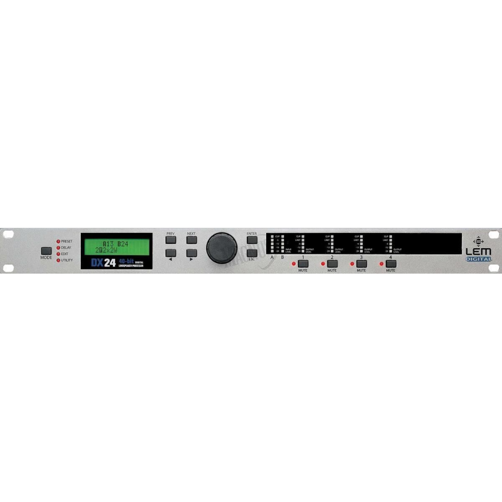 LEM DX 24-Digital CROSSOVER Filter 2 in + 4 out
