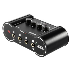 Proel Sound Amplificador de Auriculares de 4 Canales - HPAMP104