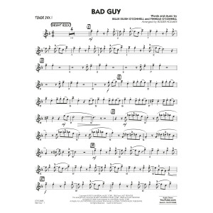 Bad Guy (arr. Roger Holmes) - Tenor Sax 1