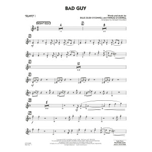 Bad Guy (arr. Roger Holmes) - Trumpet 1