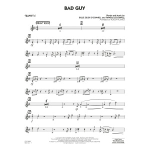 Bad Guy (arr. Roger Holmes) - Trumpet 2