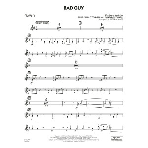 Bad Guy (arr. Roger Holmes) - Trumpet 3