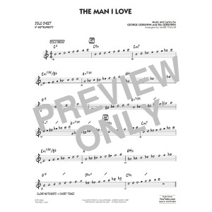 The Man I Love (arr. Mark Taylor) - Eb Solo Sheet