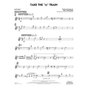 Take the "A" Train (arr. Michael Sweeney) - Alto Sax 1
