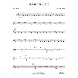 Perseverance - Bb Clarinet 2
