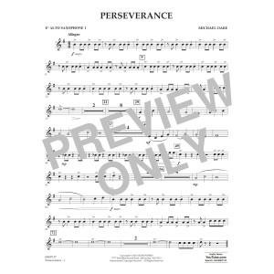 Perseverance - Eb Alto Saxophone 1