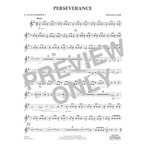 Perseverance - Eb Alto Saxophone 2