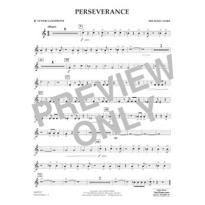 Perseverance - Bb Tenor Saxophone