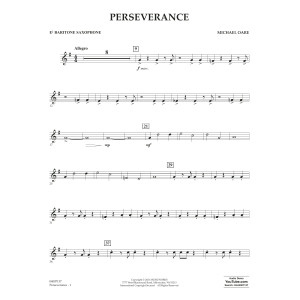 Perseverance - Eb Baritone Saxophone