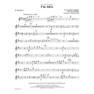 I'm Alive (from Next To Normal) (arr. Mark Brymer) - Bb Trumpet 1