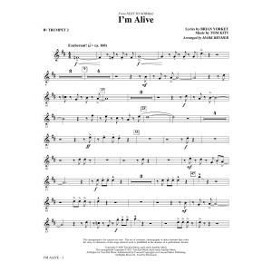 I'm Alive (from Next To Normal) (arr. Mark Brymer) - Bb Trumpet 2