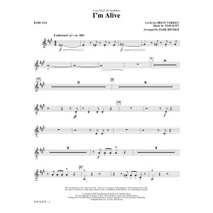 I'm Alive (from Next To Normal) (arr. Mark Brymer) - Baritone Sax