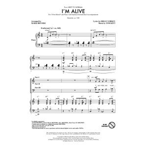I'm Alive (from Next To Normal) (arr. Mark Brymer)
