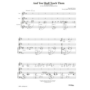 And You Shall Teach Them (opt. Oboe)