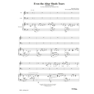 Even The Altar Sheds Tears (opt. Cello)