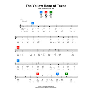 The Yellow Rose Of Texas