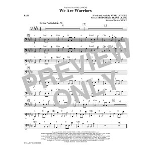 We Are Warriors (Warrior) (arr. Mac Huff) - Bass